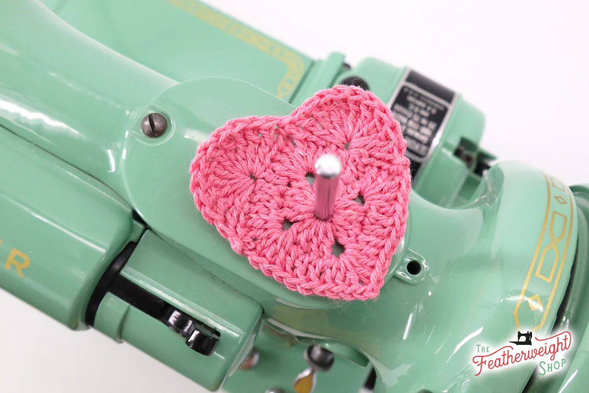 Spool Pin Doily - Heart - Image 4