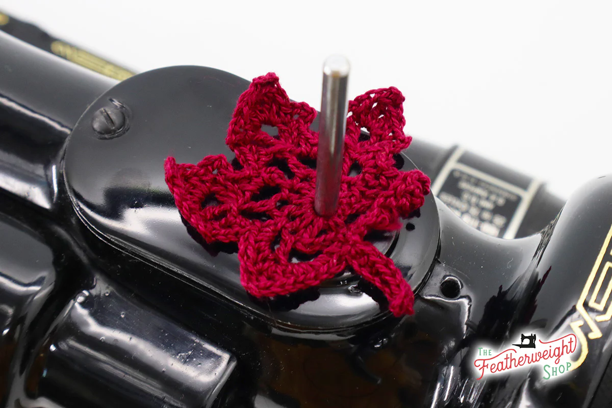 Spool Pin Doily - Leaf - Image 2