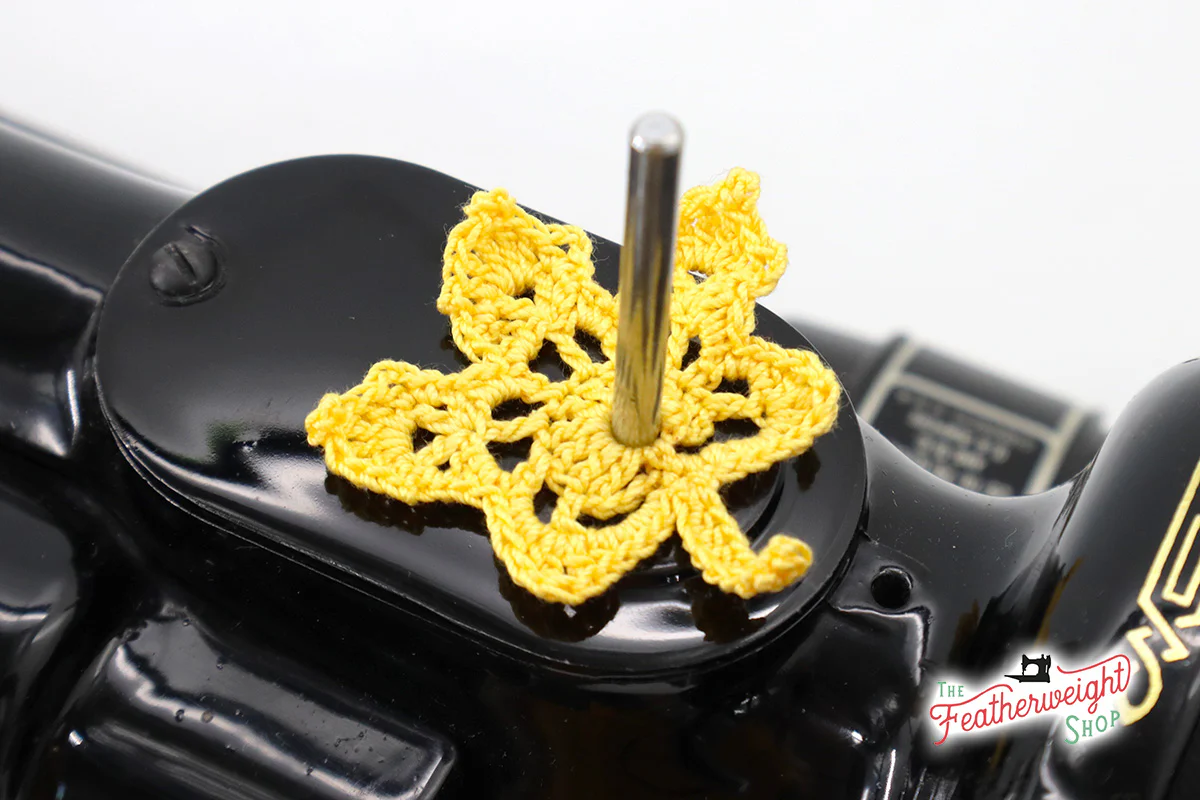 Spool Pin Doily - Leaf - Image 3