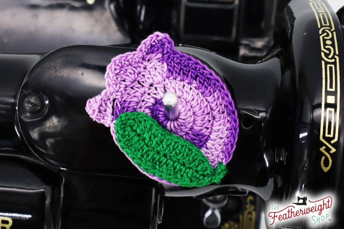 Spool Pin Doily - Tulip Flower - Image 3