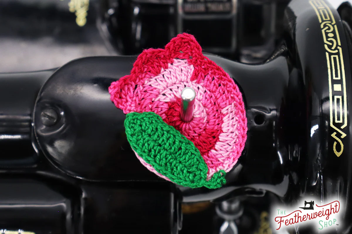 Spool Pin Doily - Tulip Flower - Image 4
