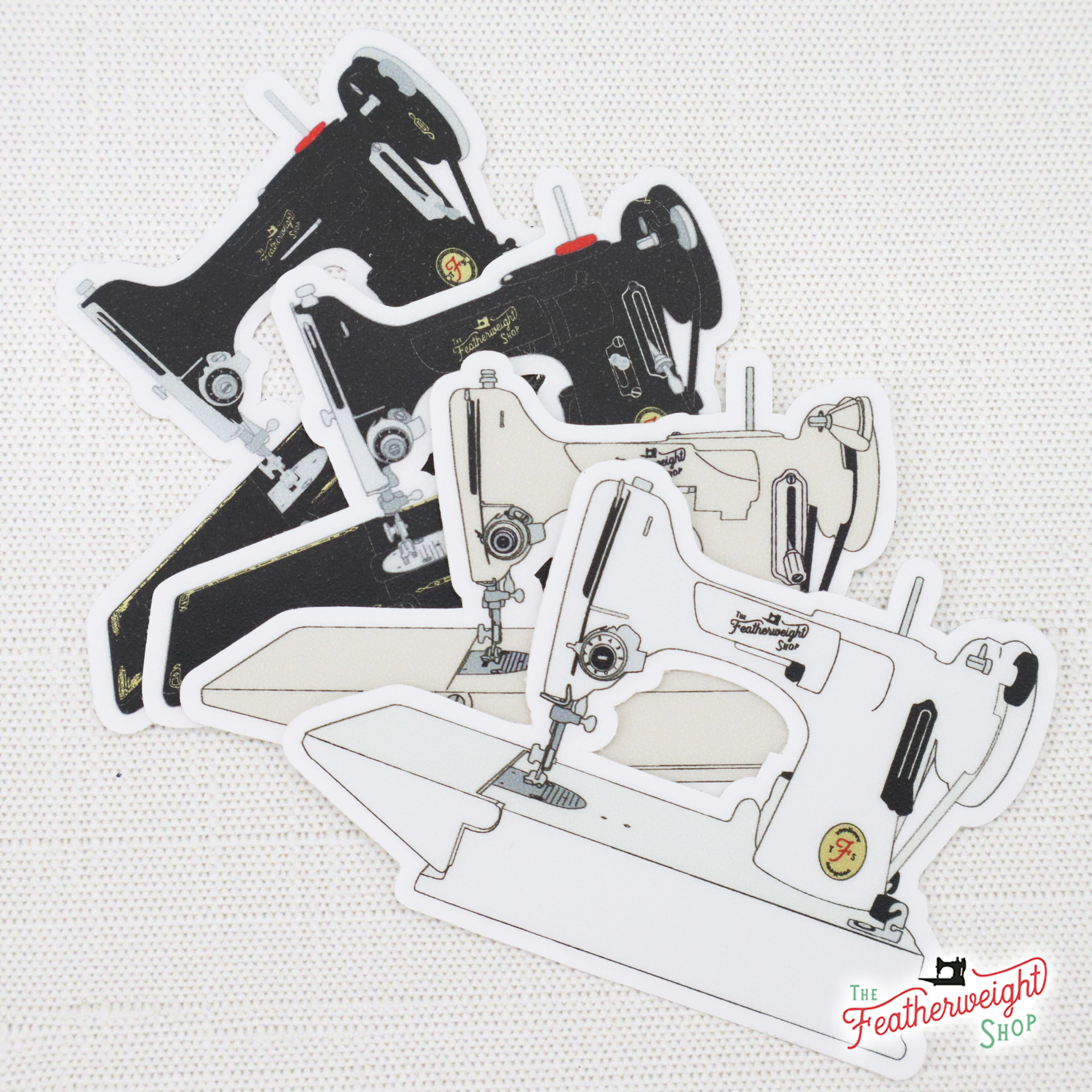 Sticker Set, Singer Featherweight (Set of 4) - Image 2