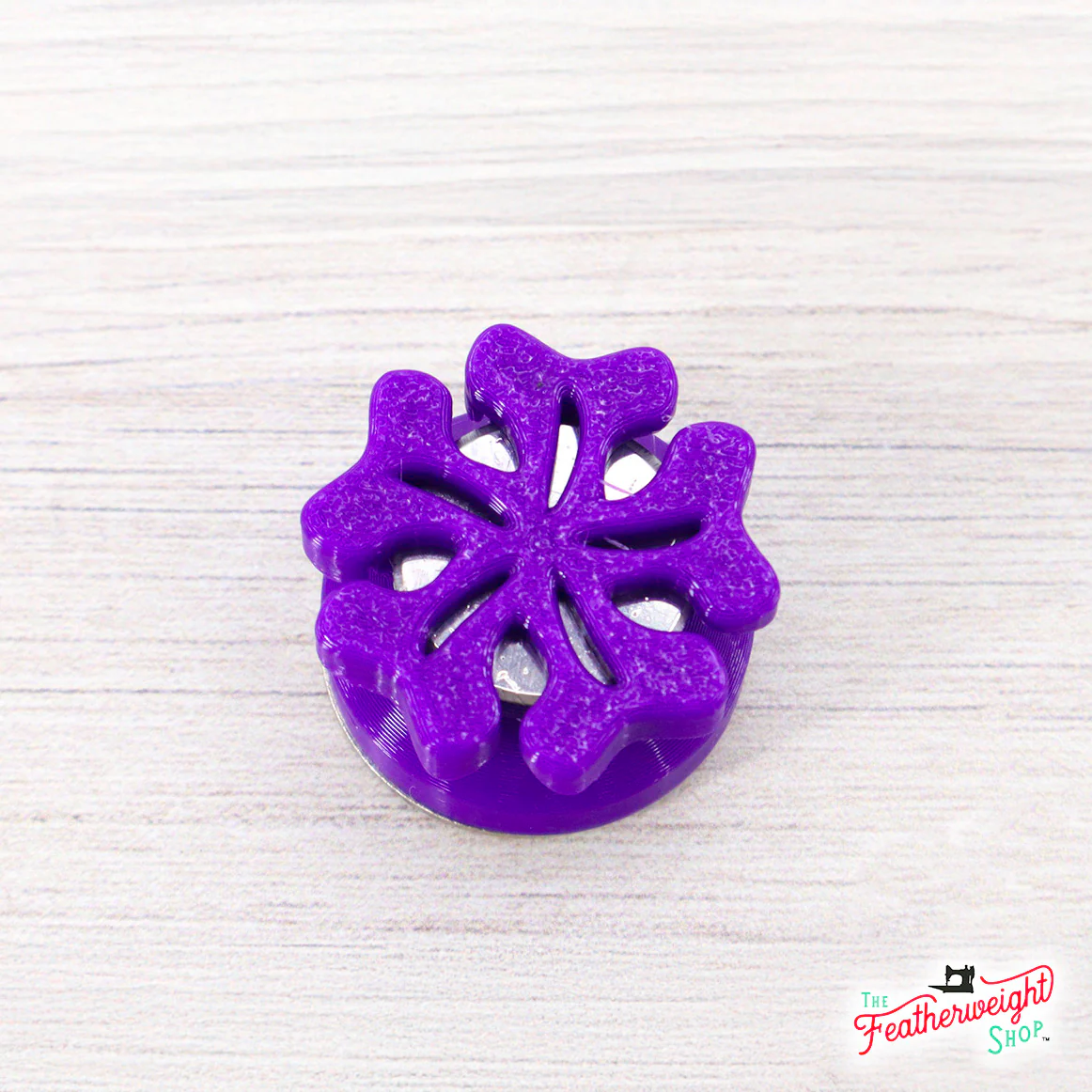 Thread Cutter, Magnetic Flower PURPLE