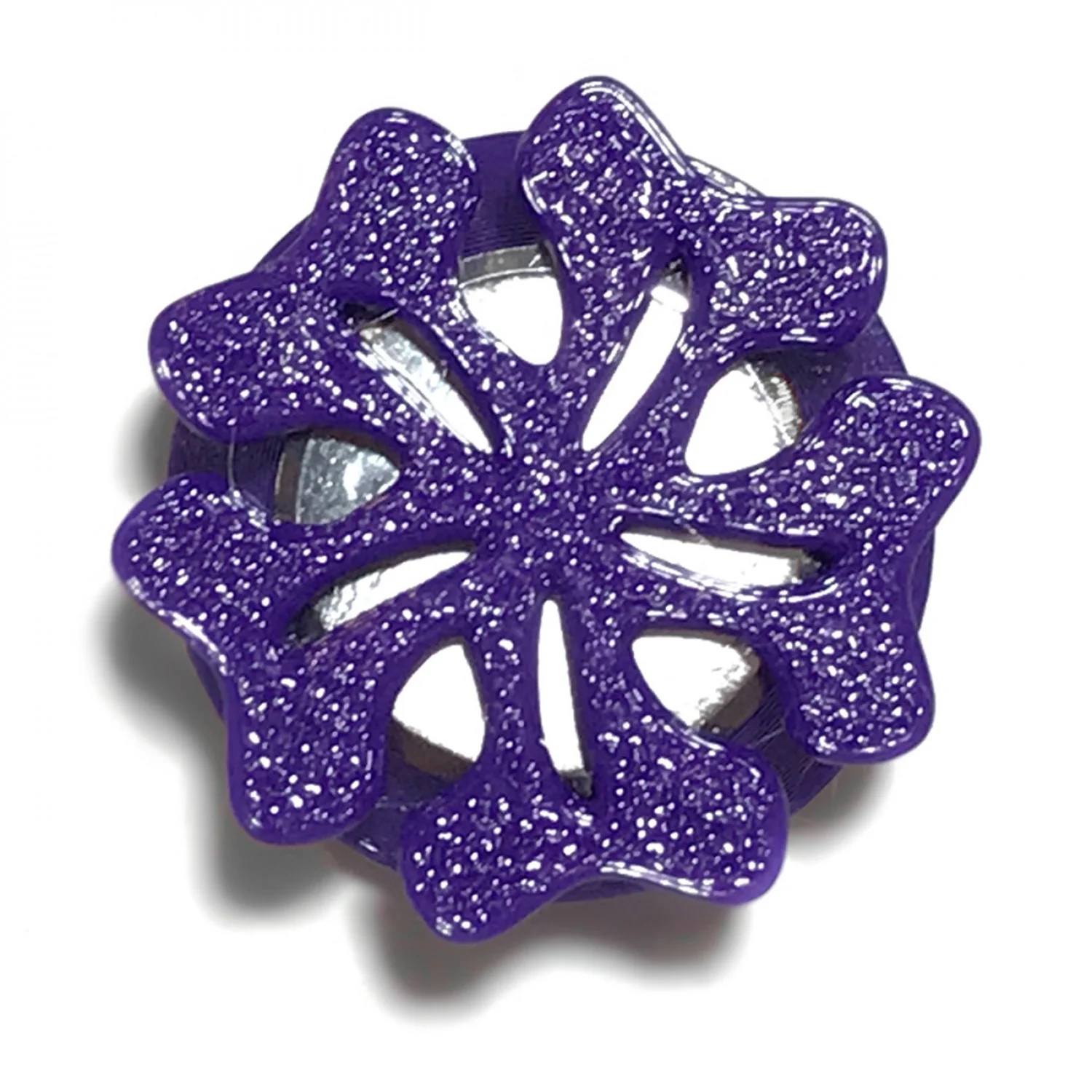Thread Cutter, Magnetic Flower PURPLE - Image 4