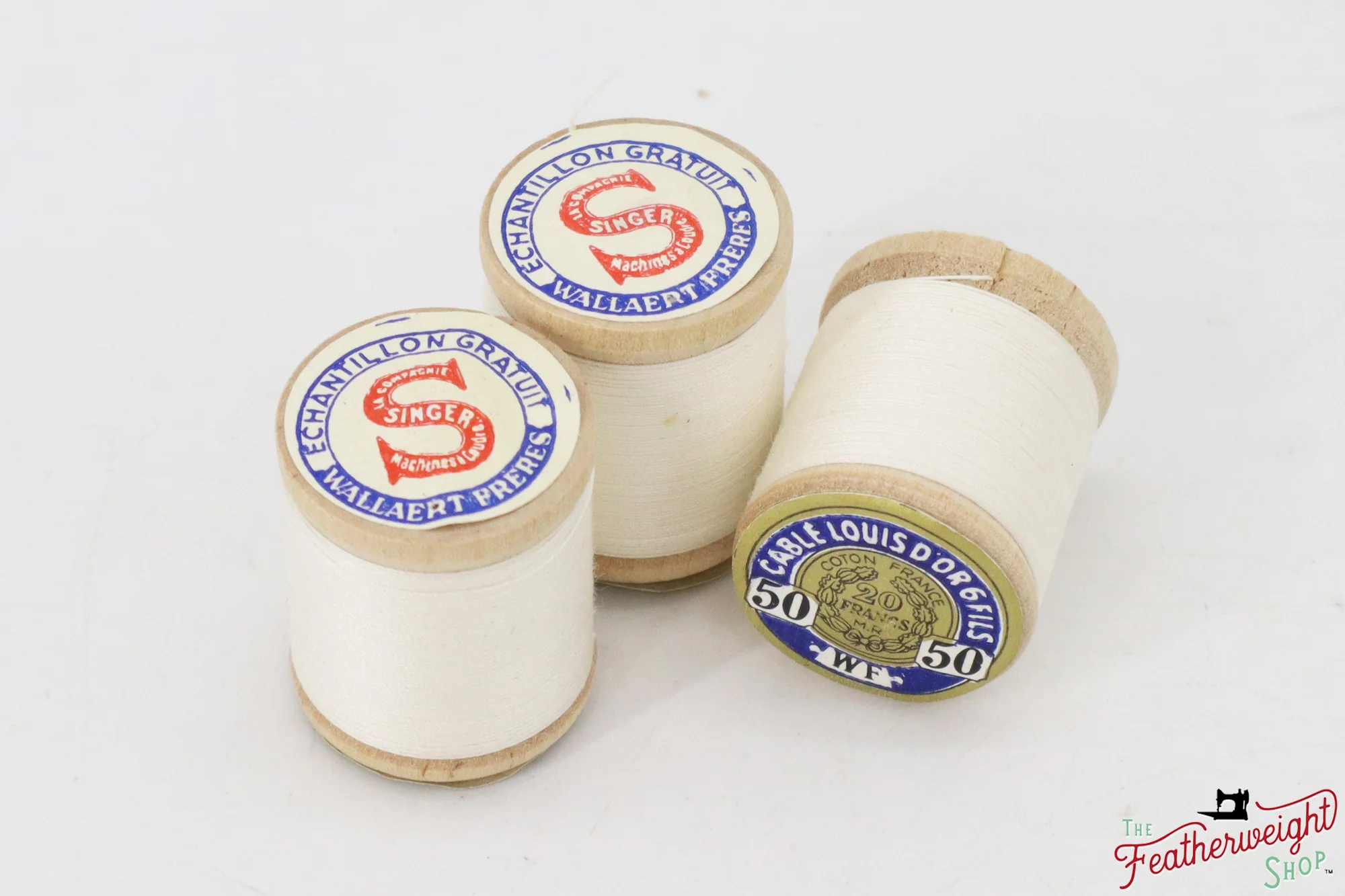 Thread, Small French Spool - Singer (Vintage Original), RARE