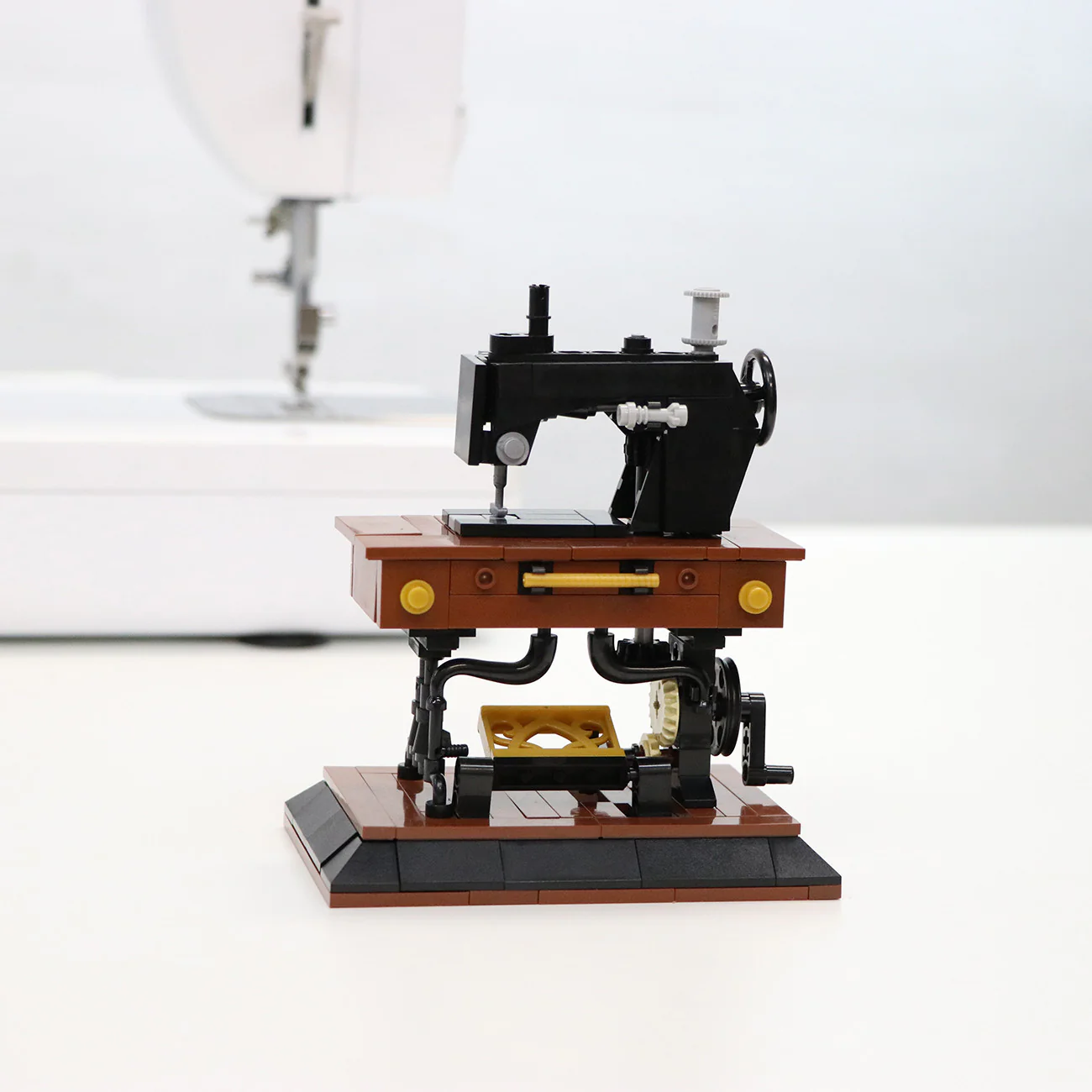 Treadle Sewing Machine Lego-Style Toy Building Block Set by Sallie Tomato - Image 6