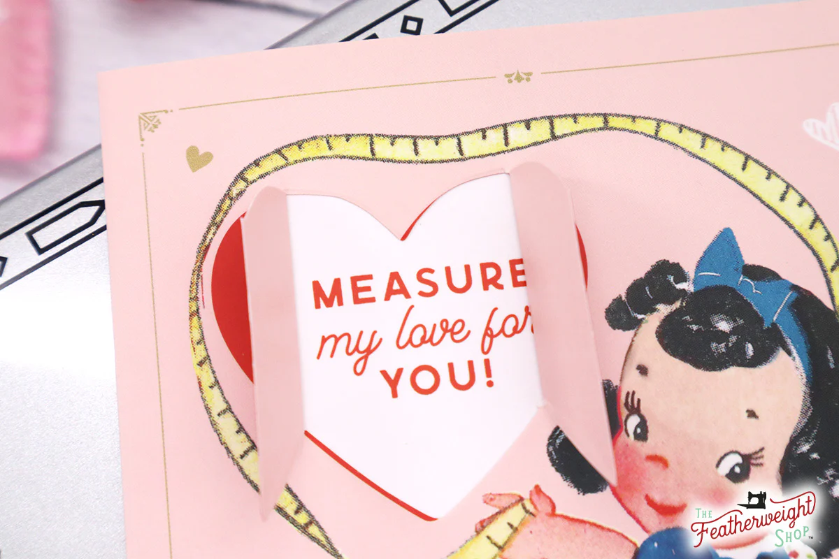 Valentine's Day Cards, Old-Fashioned Sewing (Set of 4) - Image 6