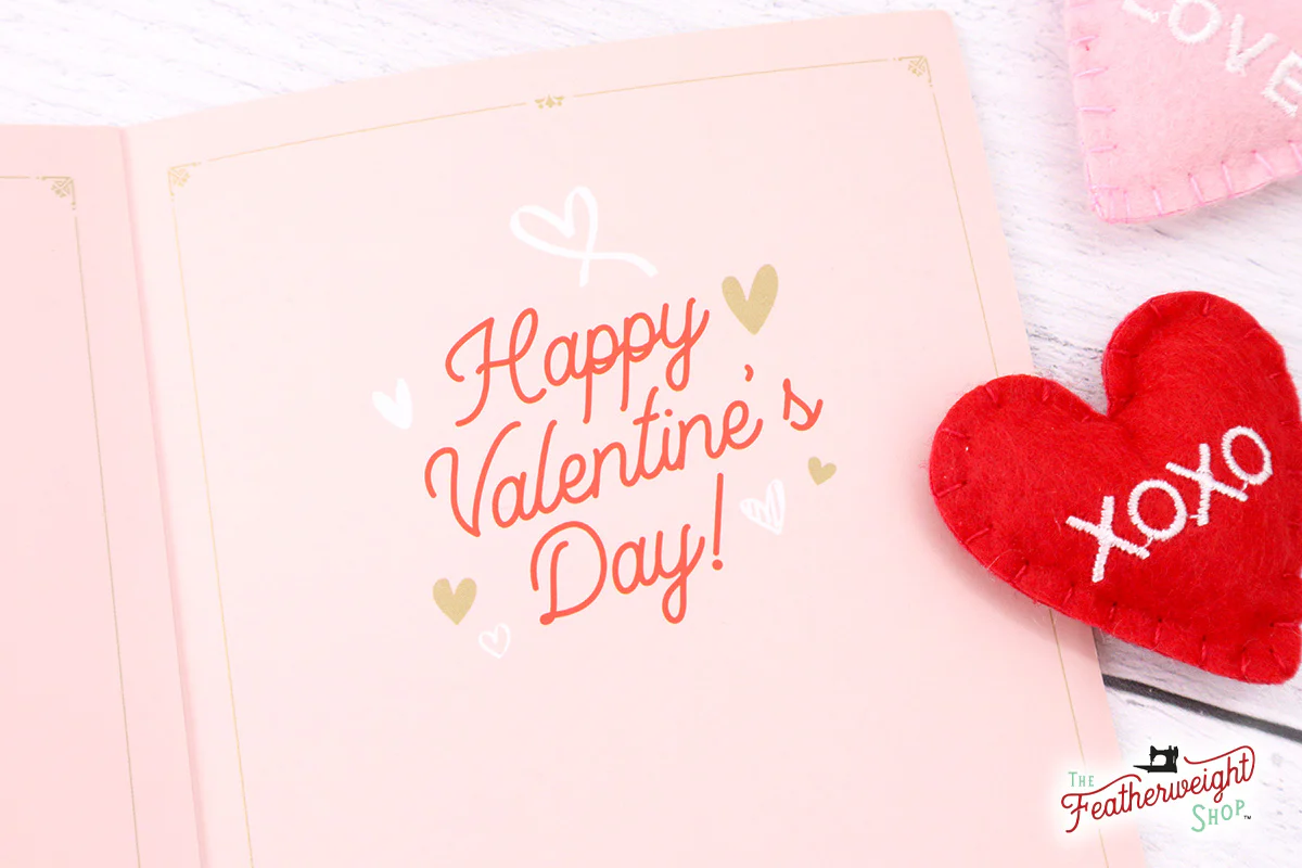 Valentine's Day Cards, Old-Fashioned Sewing (Set of 4) - Image 7