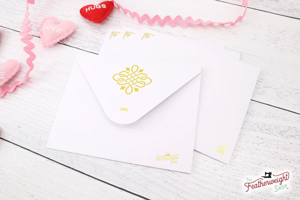 Valentine's Day Cards, Old-Fashioned Sewing (Set of 4) - Image 9